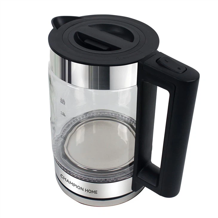 Glass Kettle Black